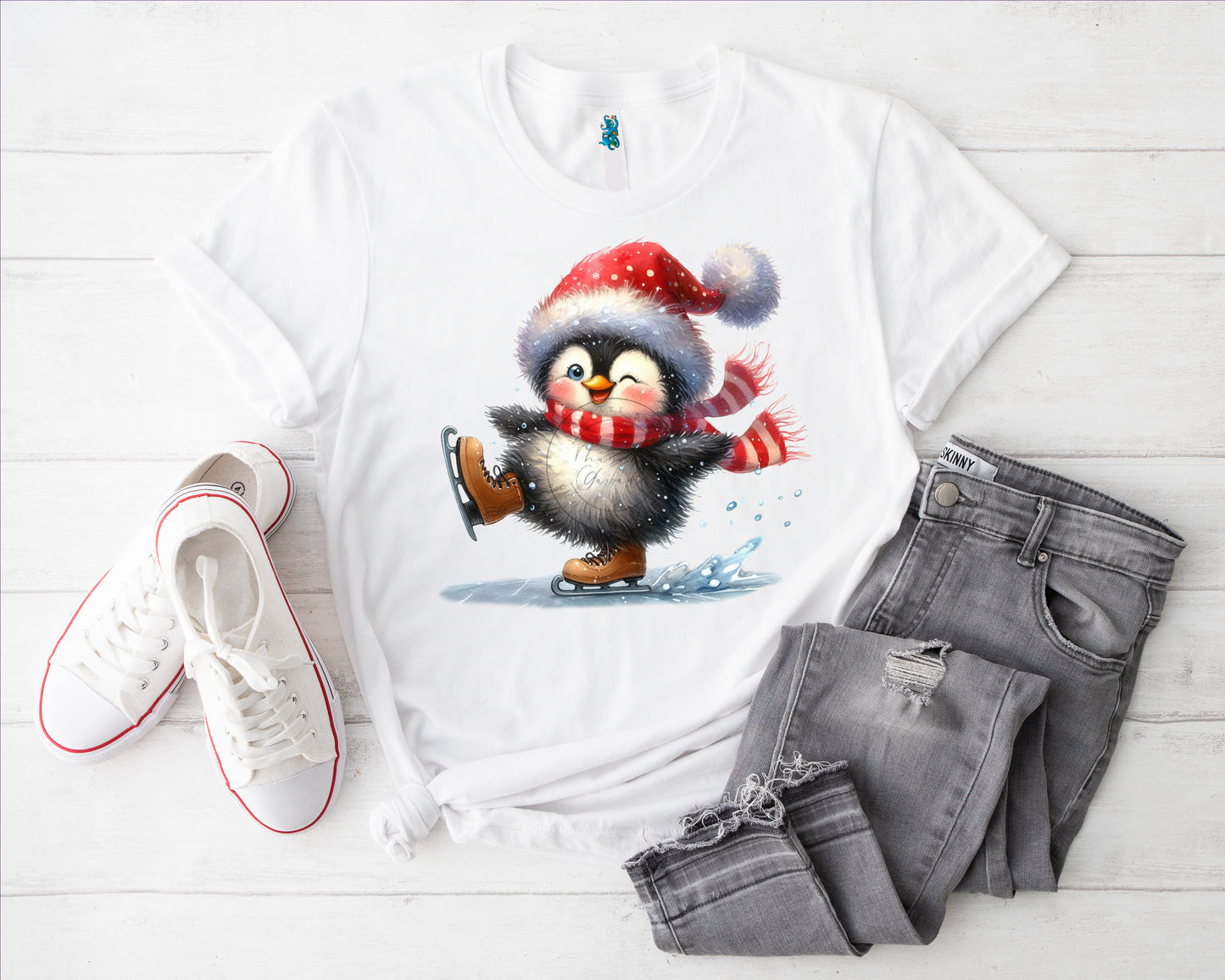 Pinguin Winterbuddy I Bügelbild