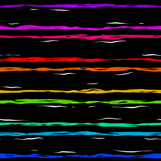 Monster Stripe wave colorful