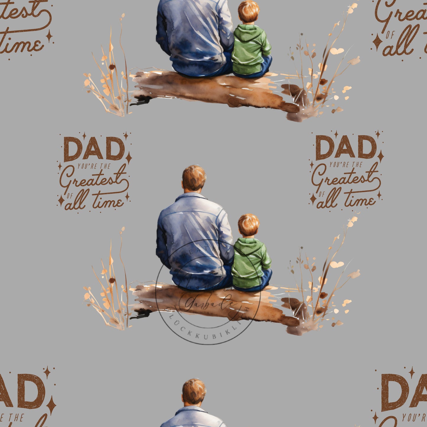VB Bester Papa boy I grau