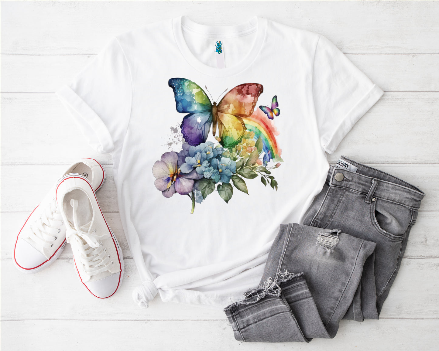 Schmetterling V Bügelbild