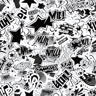 VB Graffiti Comic B&W II
