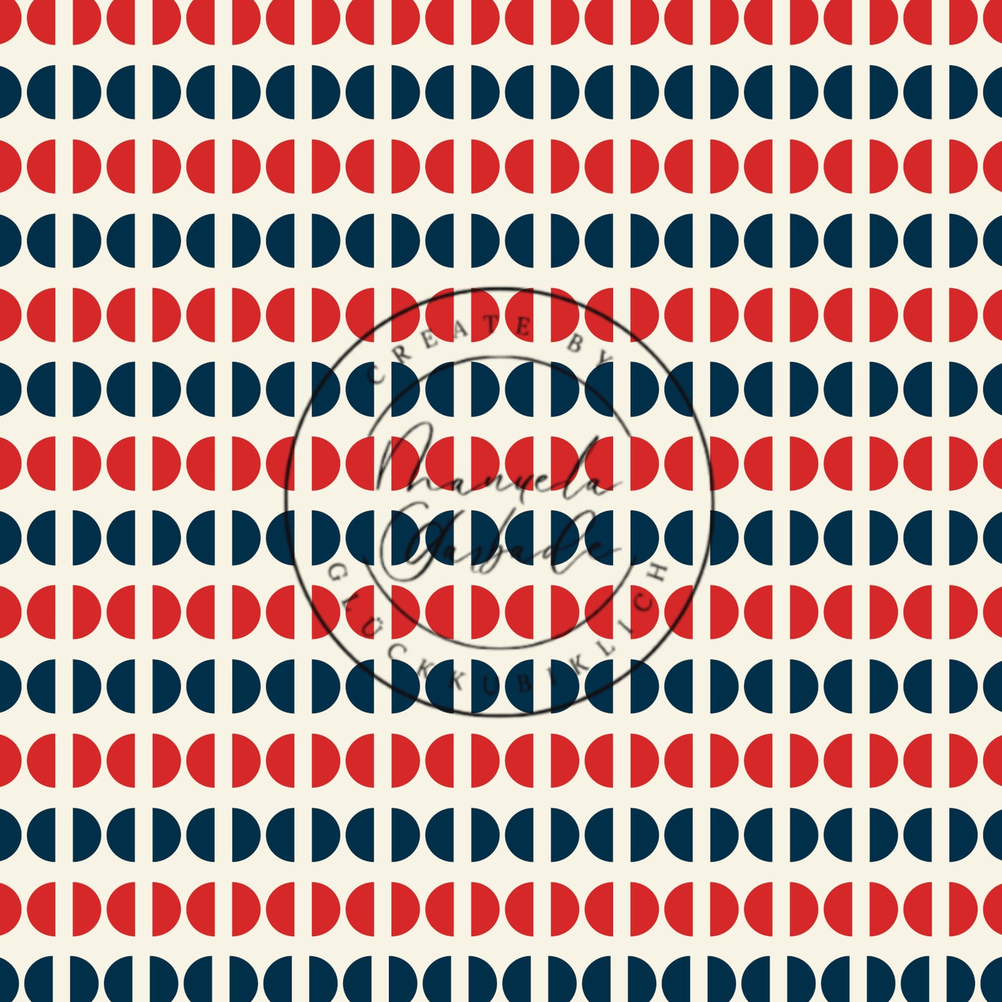 VB Nordic Punkte rot blau