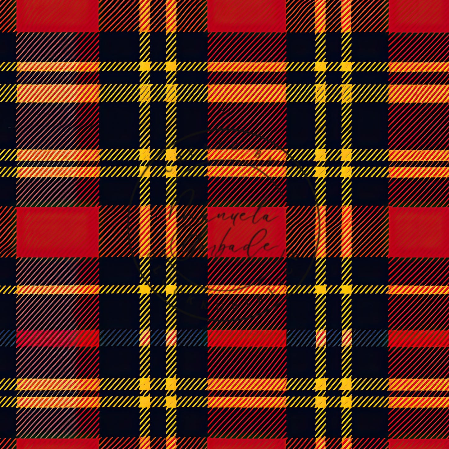 VB Scottish Karo gelb rot