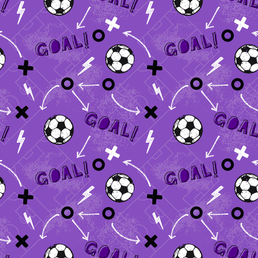 VB Fußball lila Goal