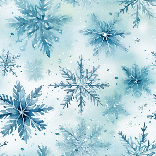 Bio Sweatstoff Winterzauber Snow IV
