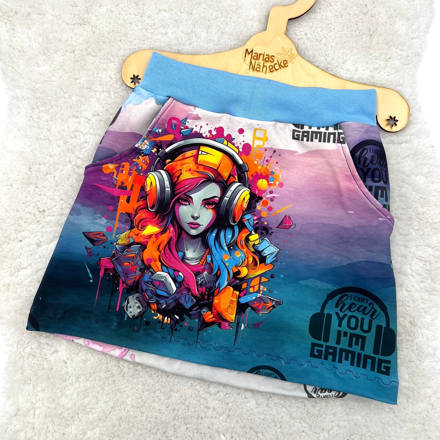 VB Gamer Girl Panel 50x volle Breite cm