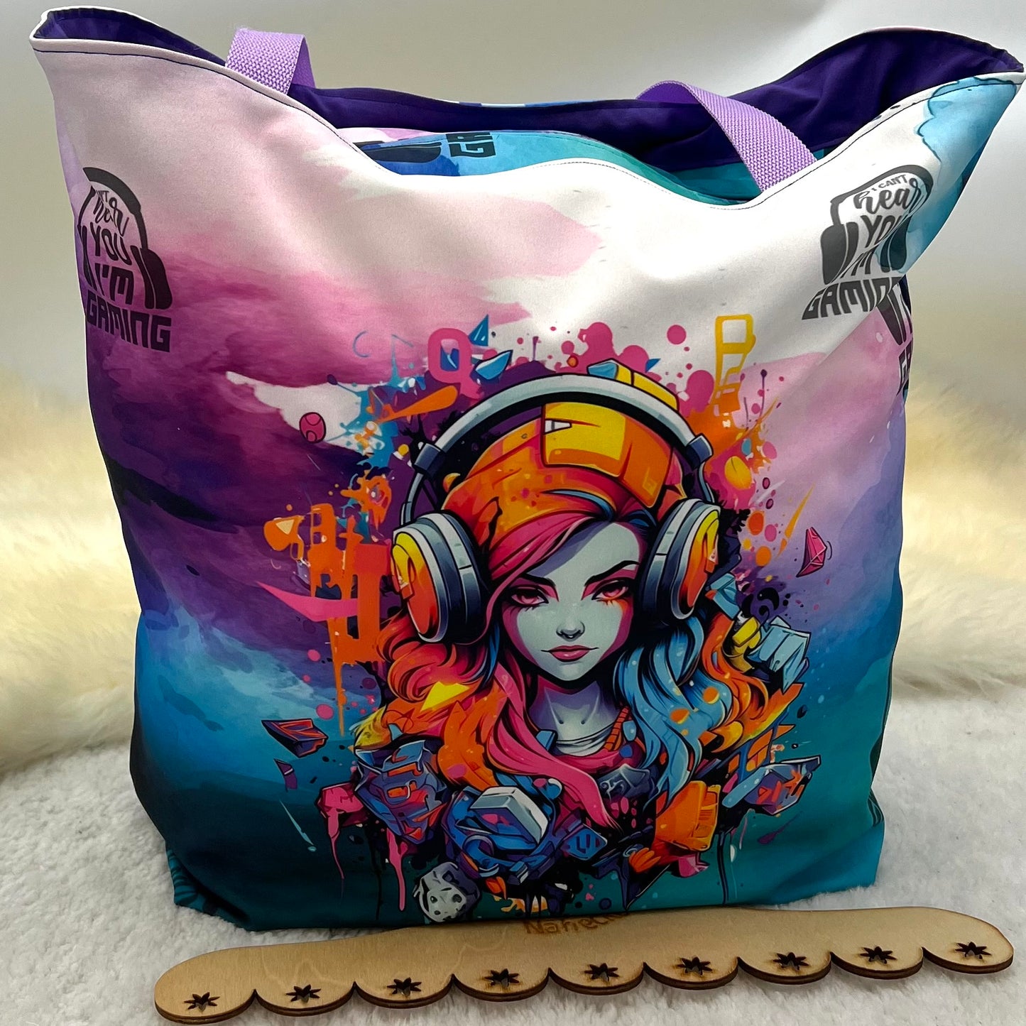 VB Gamer Girl Panel 50x volle Breite cm