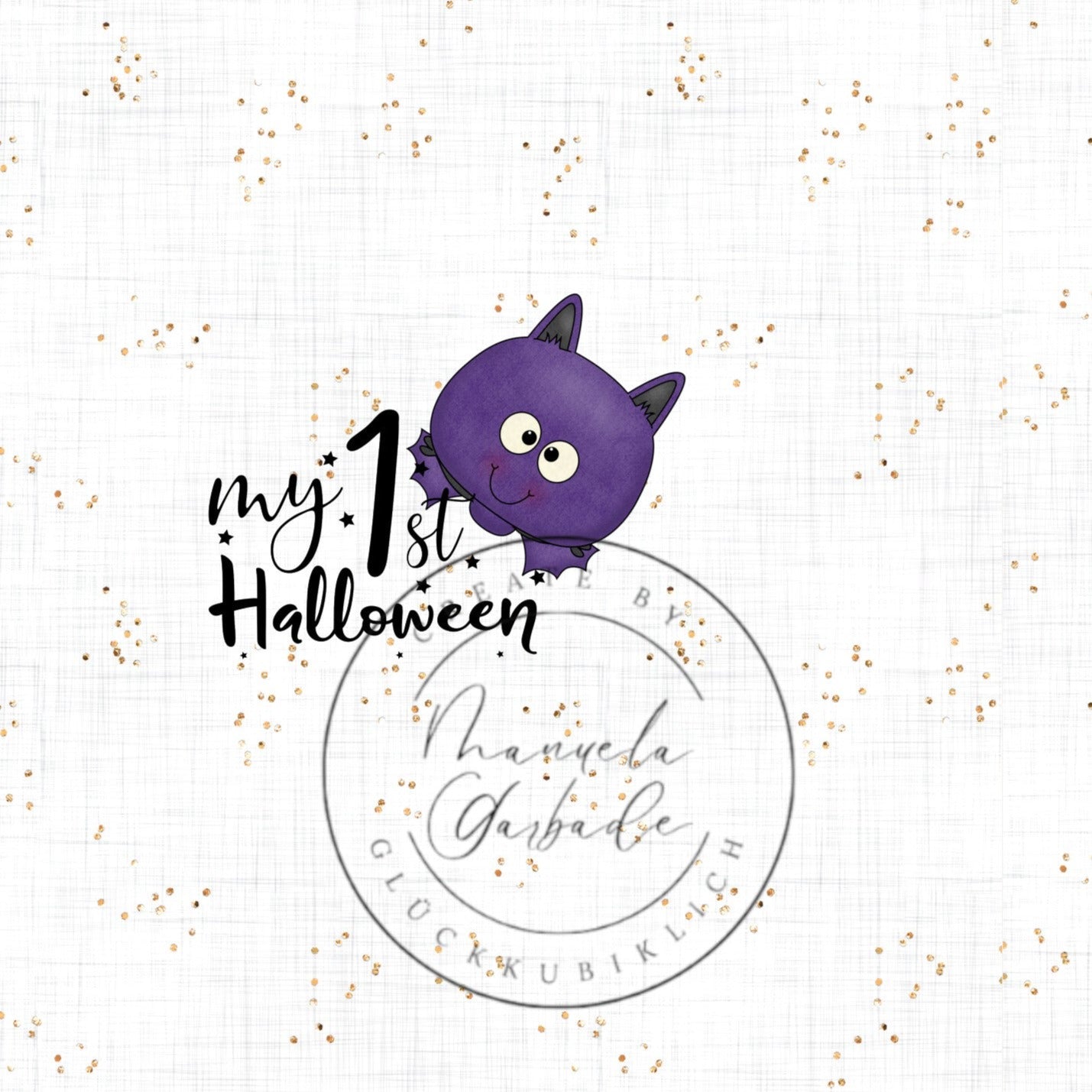 VB little Batty Panel  my 1st Halloween ca 45x45cm