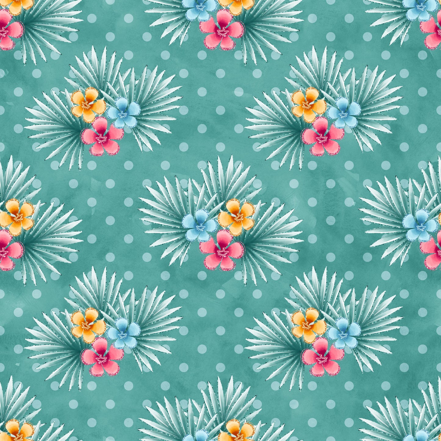 Summer Vibes Kids  Blumen blau